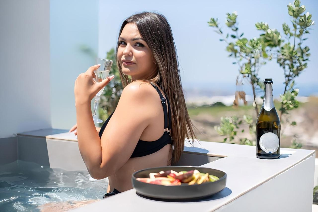Vista Al Mar Santorini Villa Pýrgos Екстериор снимка