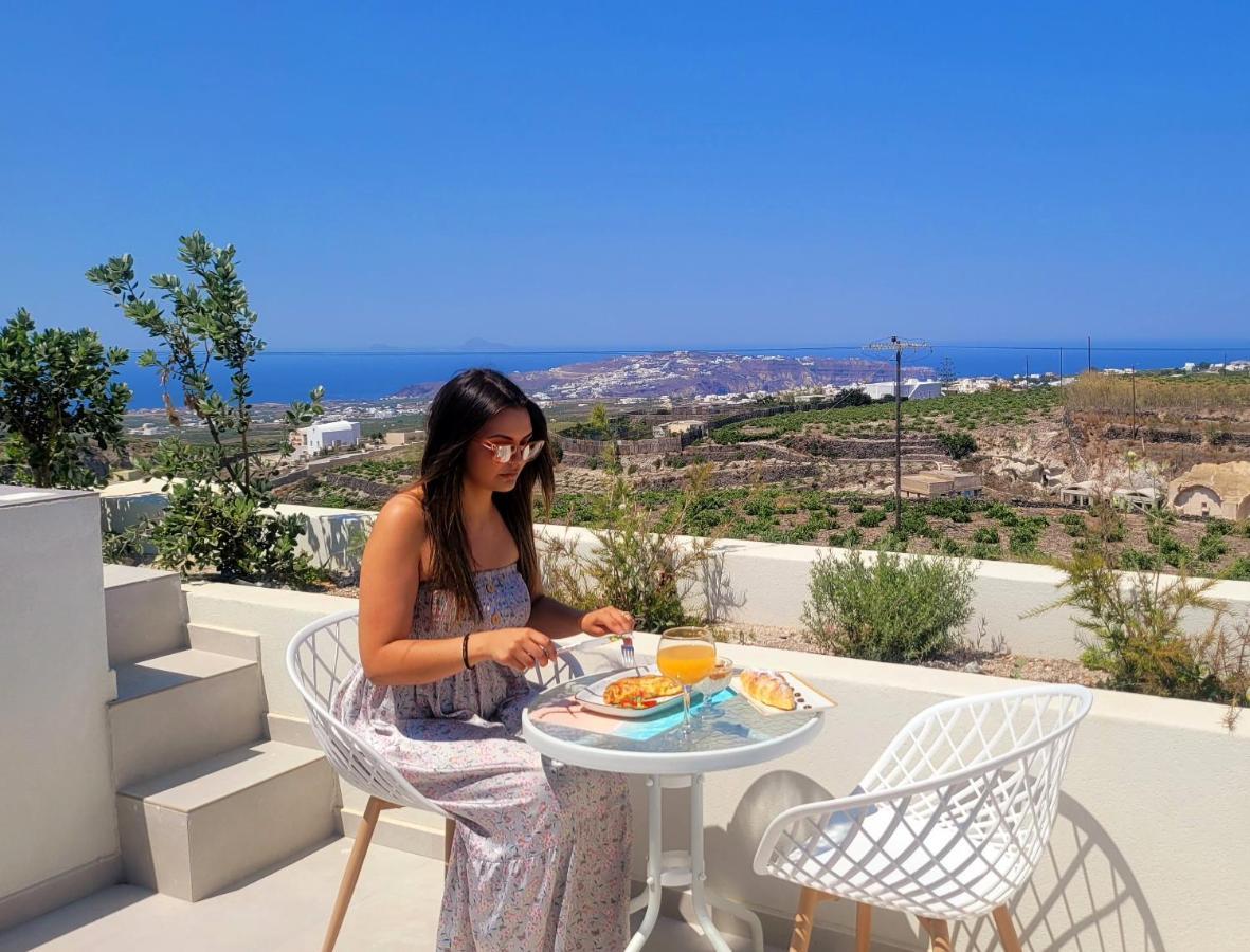 Vista Al Mar Santorini Villa Pýrgos Екстериор снимка